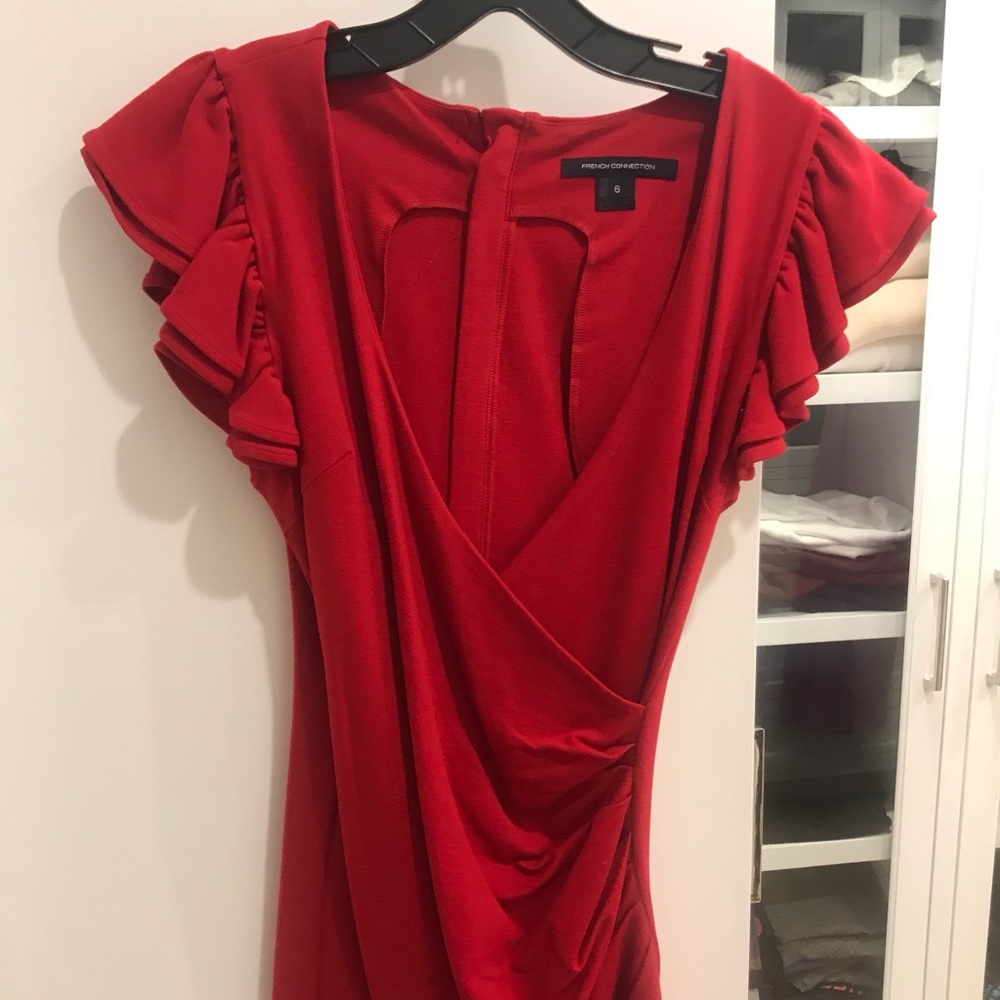 Red dress by French Connection